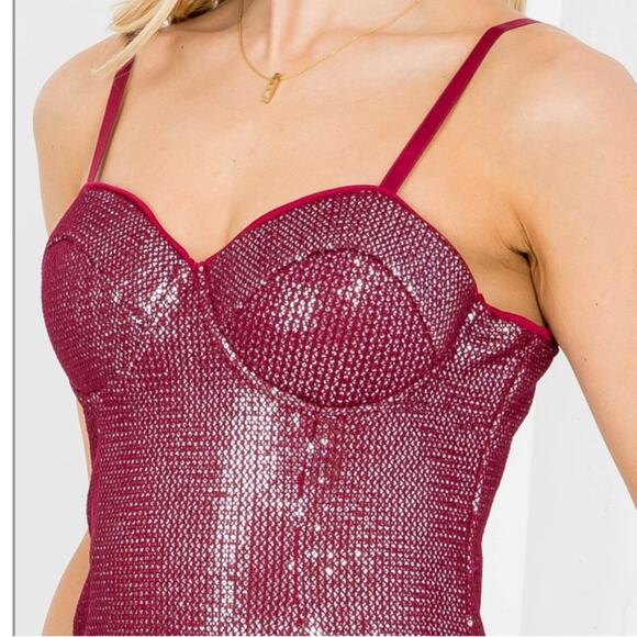 NWT Sequins Bodycon Dress Size Medium - Picture 5 of 6